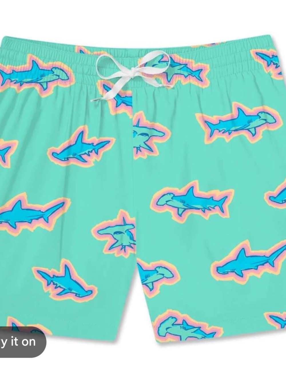 Chubbies 5.5" The Apex Swimmers
Swim Trunks Hammerhead Shark Print Swim Trunks